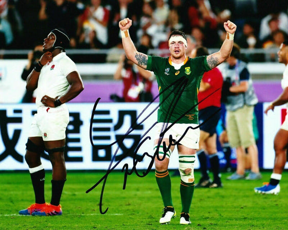 Francois Louw Signed 10X8 Photo SPRINGBOKS South Africa AFTAL COA (A)