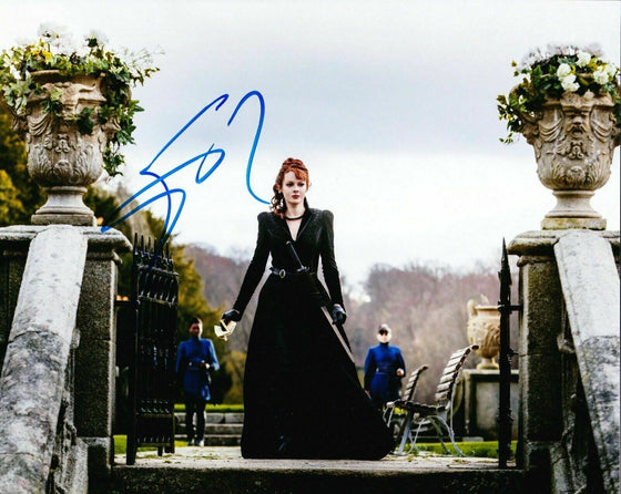 Emily Beecham SIGNED 10X8 Photo Into the Badlands CERTIFICATE AFTAL COA (A)