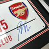 Pierre-Emerick Aubameyang SIGNED & FRAMED Arsenal F.C. Street Sign AFTAL COA (C)