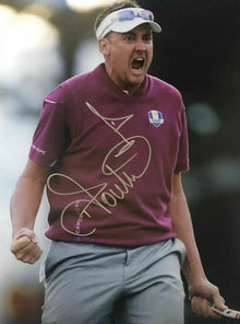  Ian Poulter Signed 16X12 Photo Ryder Cup Legend Private SIGNING AFTAL COA (B)