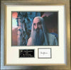 Christopher Lee Signed & FRAMED Photo Mount Display LORD OF THE RINGS AFTAL COA