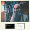 Christopher Lee Signed & FRAMED Photo Mount Display LORD OF THE RINGS AFTAL COA