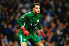  Ederson Santana de Moraes Signed 12X8 Photo Manchester City AFTAL COA (1458)