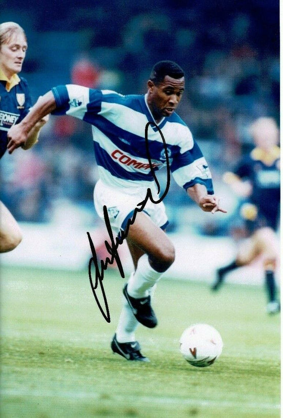 Les FERDINAND SIGNED 12X8 Photo Queens Park Rangers QPR AFTAL COA (1557)