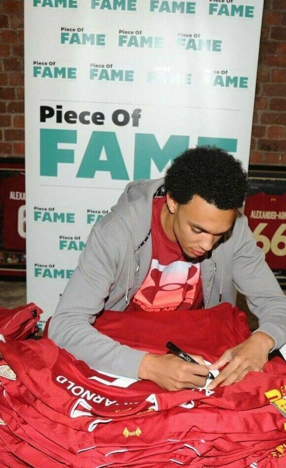 Trent Alexander-Arnold Signed & Framed Shirt Liverpool FC PROOF AFTAL COA (T)