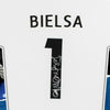 Marcelo Bielsa Signed & Framed LEEDS UNITED Shirt GENUINE Signature AFTAL COA
