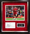 James Milner Genuine Hand Signed & FRAMED Photo Mount Display Liverpool FC (A)