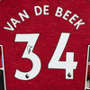 Donny van de Beek Signed & FRAMED Manchester United Shirt AFTAL COA