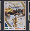 Dan Carter & Richie McCaw SIGNED & Framed RUGBY WORLD CUP PROGRAMME (FTO)