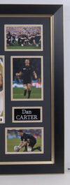 Dan Carter & Richie McCaw SIGNED & Framed RUGBY WORLD CUP PROGRAMME (FTO)