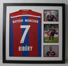 Franck Ribery Signed & FRAMED Bayern MUNICH JERSEY AFTAL COA (A)