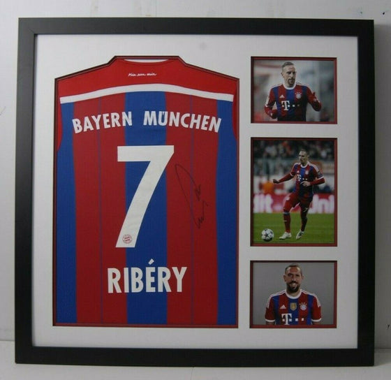 Franck Ribery Signed & FRAMED Bayern MUNICH JERSEY AFTAL COA (A)
