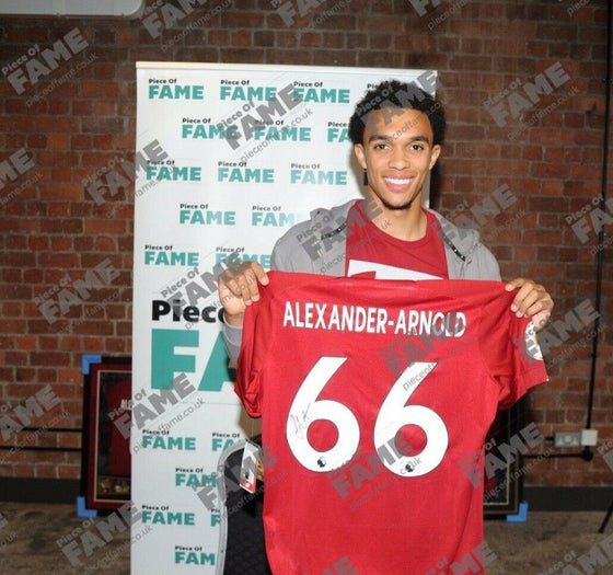 Trent Alexander-Arnold Signed Liverpool FC Shirt Amazing PROOF AFTAL COA (Q)