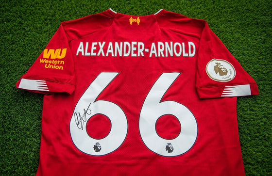 Trent Alexander-Arnold Signed Liverpool FC Shirt Amazing PROOF AFTAL COA (Q)