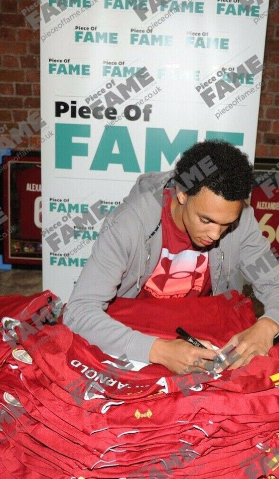 Trent Alexander-Arnold Signed Liverpool FC Shirt Amazing PROOF AFTAL COA (Q)