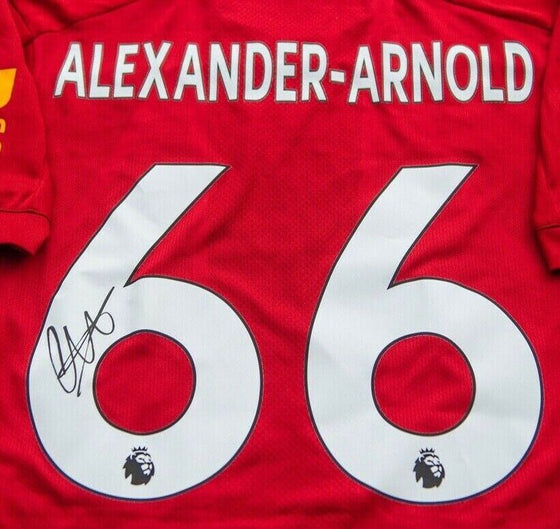 Trent Alexander-Arnold Signed Liverpool FC Shirt Amazing PROOF AFTAL COA (Q)