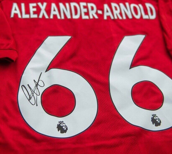 Trent Alexander-Arnold Signed Liverpool FC Shirt Amazing PROOF AFTAL COA (Q)