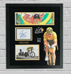 Geraint Thomas Tour De France SIGNED AUTOGRAPH Photo Mount Display AFTAL COA