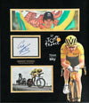 Geraint Thomas Tour De France SIGNED AUTOGRAPH Photo Mount Display AFTAL COA