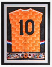  Ruud Gullit Signed & Framed HOLLAND Shirt EURO 88 Genuine Autograph AFTAL COA FT