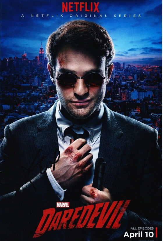 CHARLIE COX SIGNED 10X8 Photo Daredevil AFTAL COA (B)