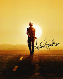  Linda Hamilton Signed 10X8 Photo Terminator DARK FATE AFTAL COA (B)
