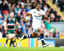  Semesa Rokoduguni Signed 10X8 Bath & England Rugby AFTAL COA (C)