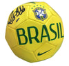 Ronaldo Signed Brazil Mini Football AFTAL COA