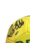 Ronaldo Signed Brazil Mini Football AFTAL COA