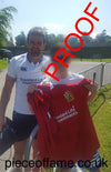 British & Irish Lions ALL BLACKS SIGNED Rugby Jerseys FRAMED AFTAL COA