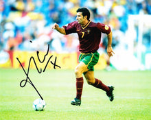  Luis Figo Signed 10X8 Photo Real Madrid & Portugal AFTAL COA (1172)