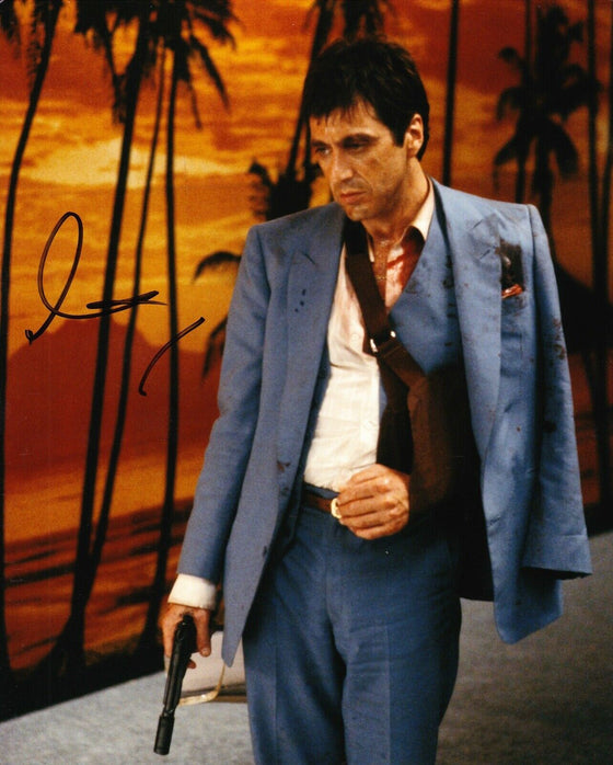 Al Pacino Signed 10X8 Photo Genuine Autograph SCARFACE AFTAL COA (D)
