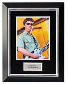  Noel Gallagher Signed & Framed 12X8 Photo OASIS AFTAL COA (B)