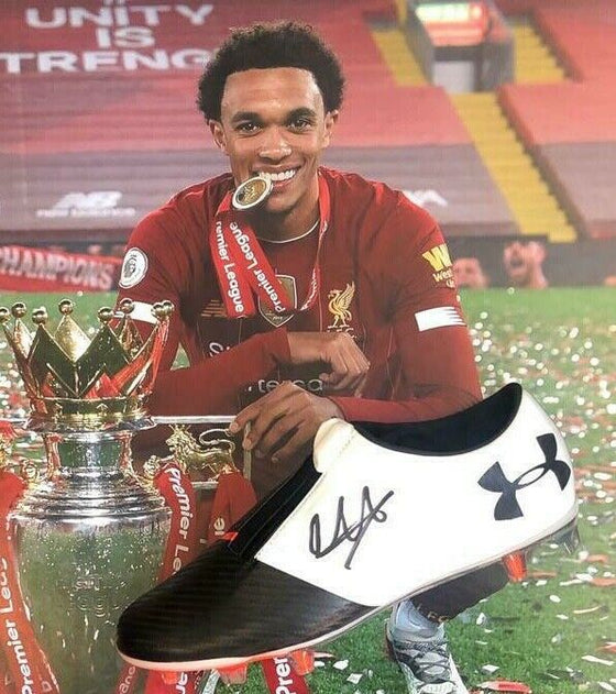 Trent Alexander-Arnold Signed & Framed Football Boot Liverpool F.C. AFTAL COA (R