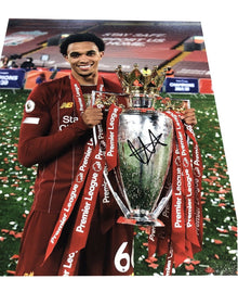  Trent Alexander-Arnold Signed 16X12 Premier League Winner Liverpool AFTAL COA (E