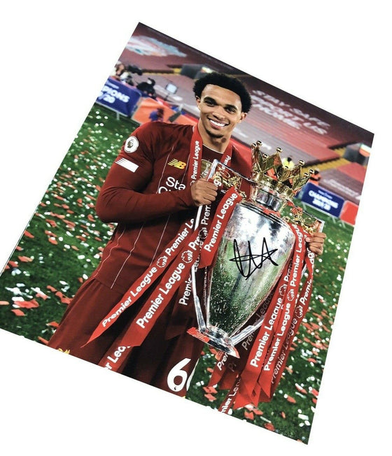 Trent Alexander-Arnold Signed 16X12 Premier League Winner Liverpool AFTAL COA (E
