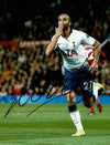 Lucas Moura Signed 12X8 Photo SPURS Tottenham Hotspur AFTAL COA (1909)