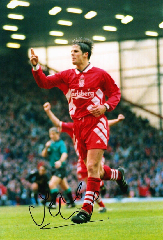 Jamie Redknapp Signed 12X8 Photo Liverpool & England AFTAL COA (1497)