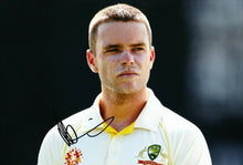  Marcus Harris Signed 12X8 Photo Aussie Cricket Legend AFTAL COA (2669)