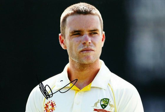 Marcus Harris Signed 12X8 Photo Aussie Cricket Legend AFTAL COA (2669)