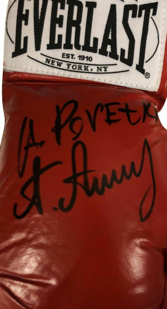 Alexander Povetkin Signed Boxing Glove Signed EXACT PROOF AFTAL COA (A)