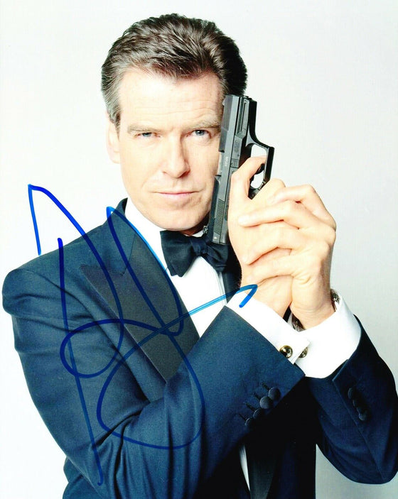 Pierce Brosnan Signed 10X8 Photo GoldenEye 007 JAMES BOND AFTAL COA (5649)