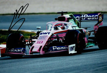  Lance Stroll SIGNED 12X8 Photo Racing Point  AFTAL COA (3615)