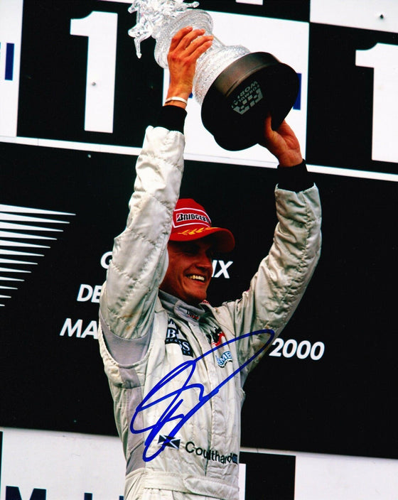 David Coulthard Signed 10X8 Photo Genuine AUTOGRAPH Formula ONE AFTAL COA (3502)