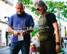  Linda Hamilton Signed 10X8 Photo Terminator DARK FATE AFTAL COA (A)