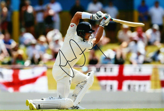 Joe Denly Signed 12X8 Photo England CRICKET Ashes AFTAL COA (2648)