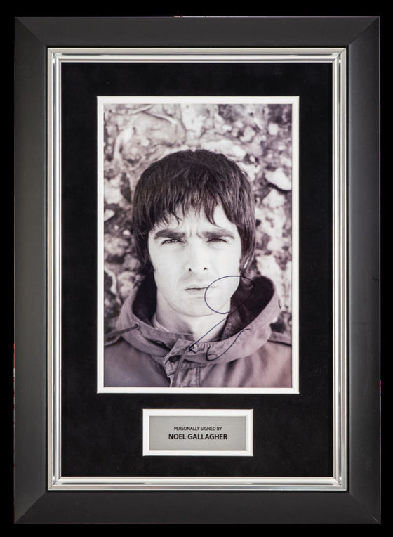 Noel Gallagher Signed & Framed 12X8 Photo OASIS AFTAL COA