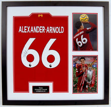  Trent Alexander-Arnold Signed & Framed Shirt Liverpool FC PROOF AFTAL COA (J)