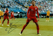  Dele Alli Signed 12X8 Photo ENGLAND SPURS Tottenham Hotspur AFTAL COA (1699)