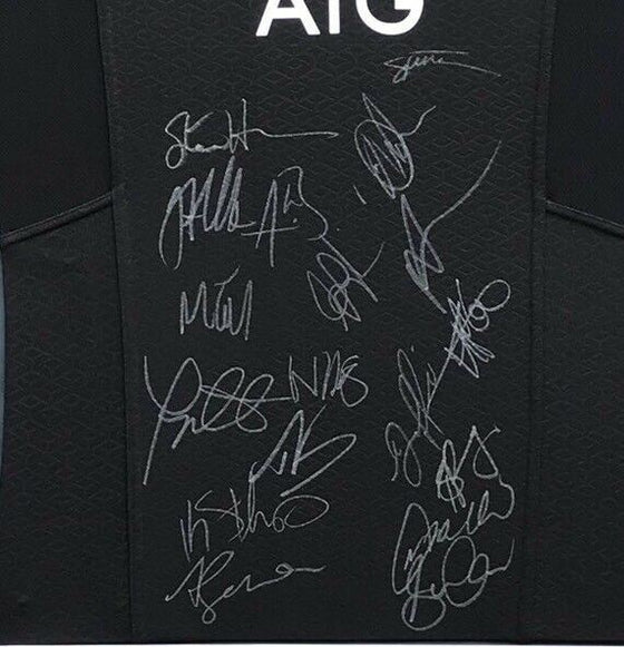 All Blacks New ZEALAND RUGBY TEAM SIGNED & FRAMED JERSEY AFTAL COA (MM)
